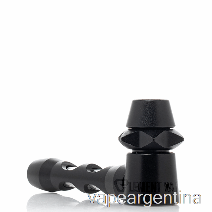 Cheech Vidrio Metal Revestido Bateador Mano Pipa Negro Vape Argentina